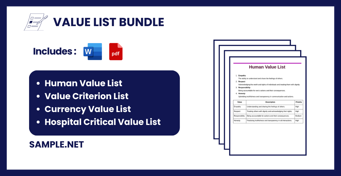 value list bundle