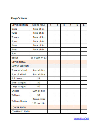 pdf printable free printable yahtzee score sheets 2 per page mmbah