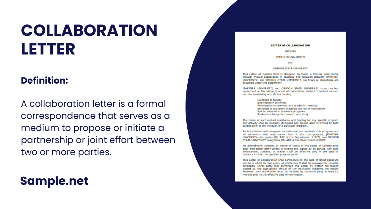 Collaboration Letter