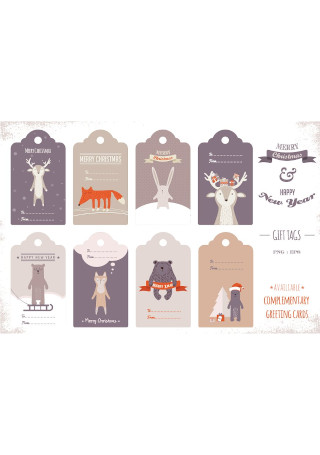 Cute Holiday Gift Tags
