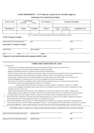 Property Loan Agreement Templates