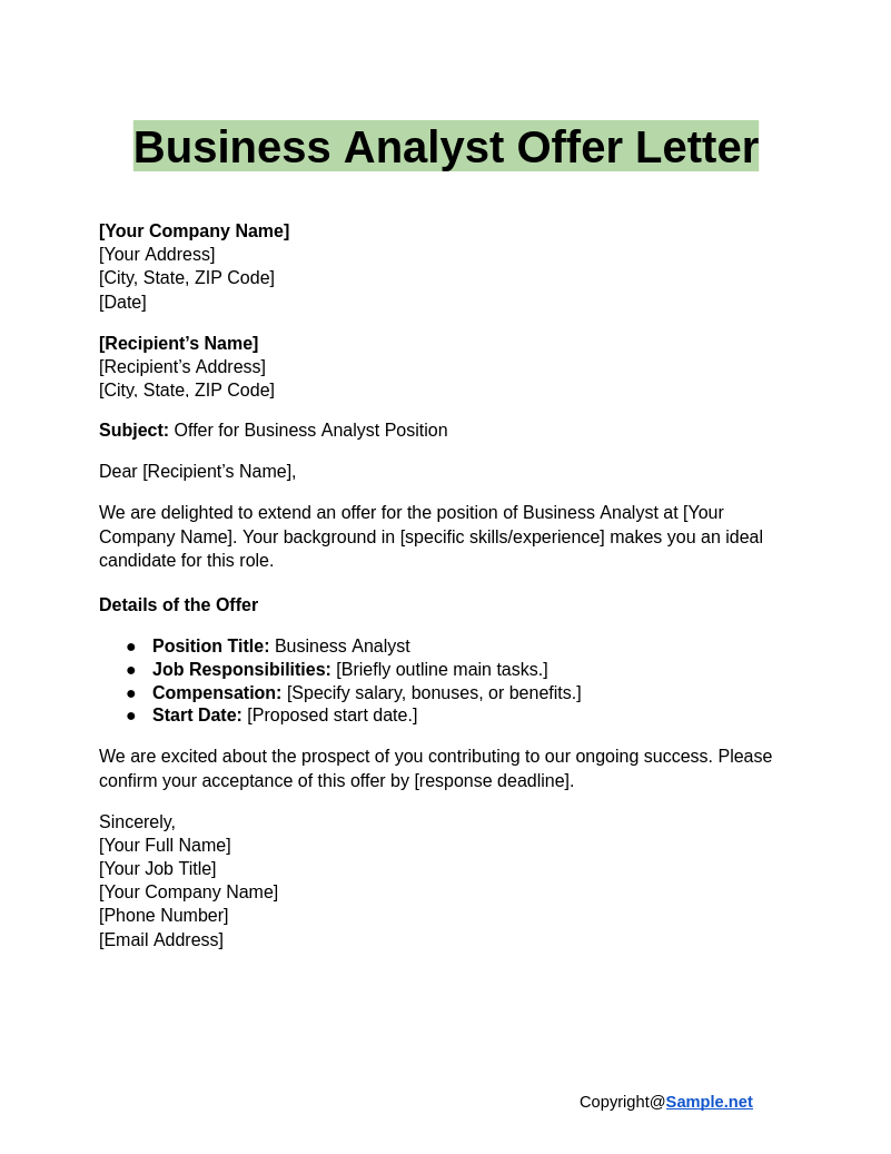 Business Analyst Offer Letter Google Docs 12 30 2024 10 53 AM