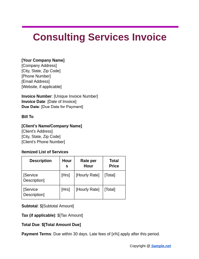 Consulting Services Invoice Google Docs 11 01 2024 04 23 PM