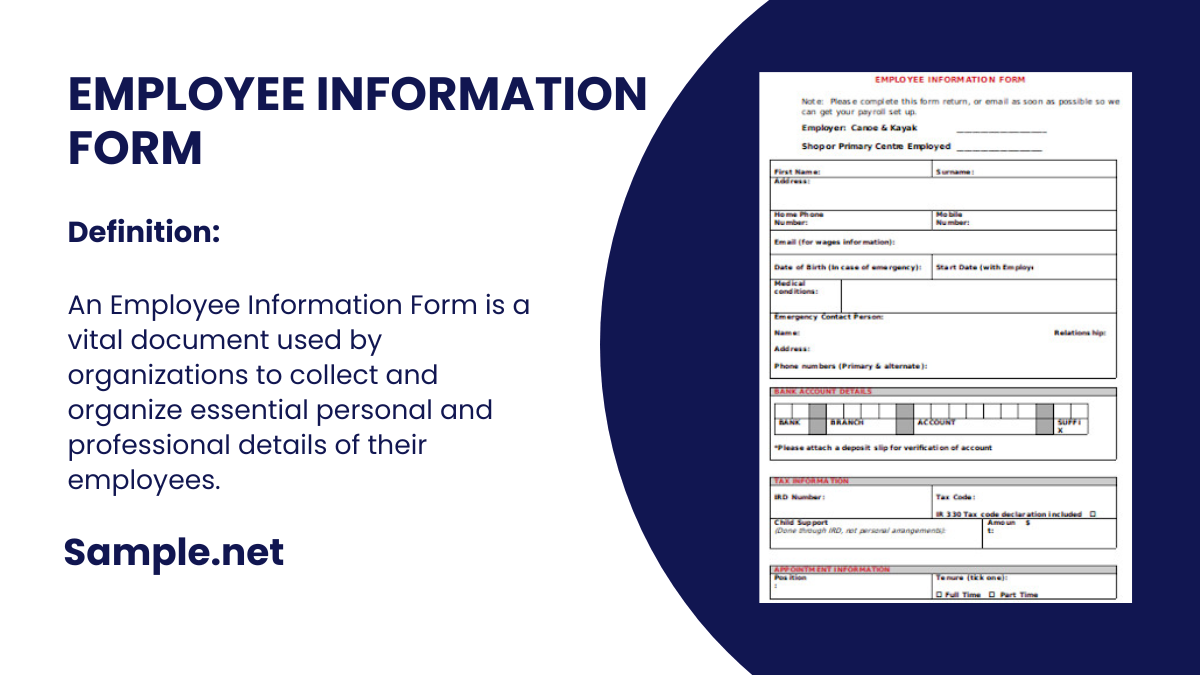 employee information form