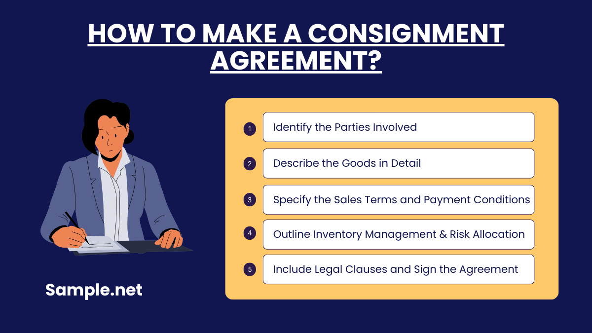 How to Make a Consignment Agreement