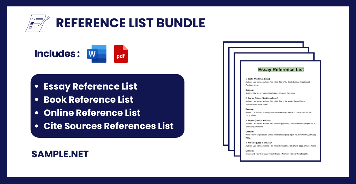 reference list bundle