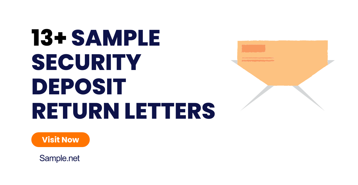 sample security deposit return letters