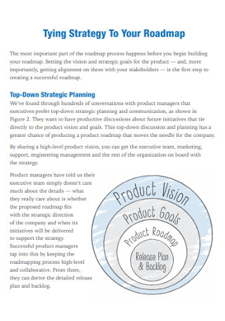Sample Agile Product Strategy Roadmaps
