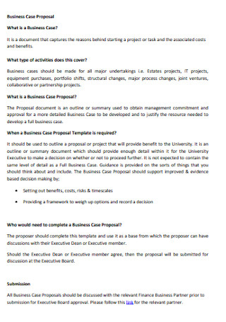 Printable Sample Business Proposal Template Form Forms And for New Business  Project…