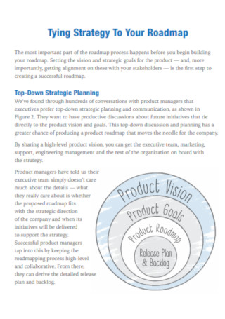 Sample Product Strategy Roadmap
