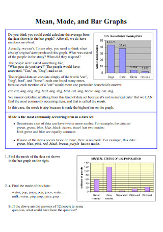 SampleMean Mode and Bar Graphs