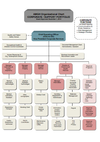 Corporate Portfolio Organizational Chart