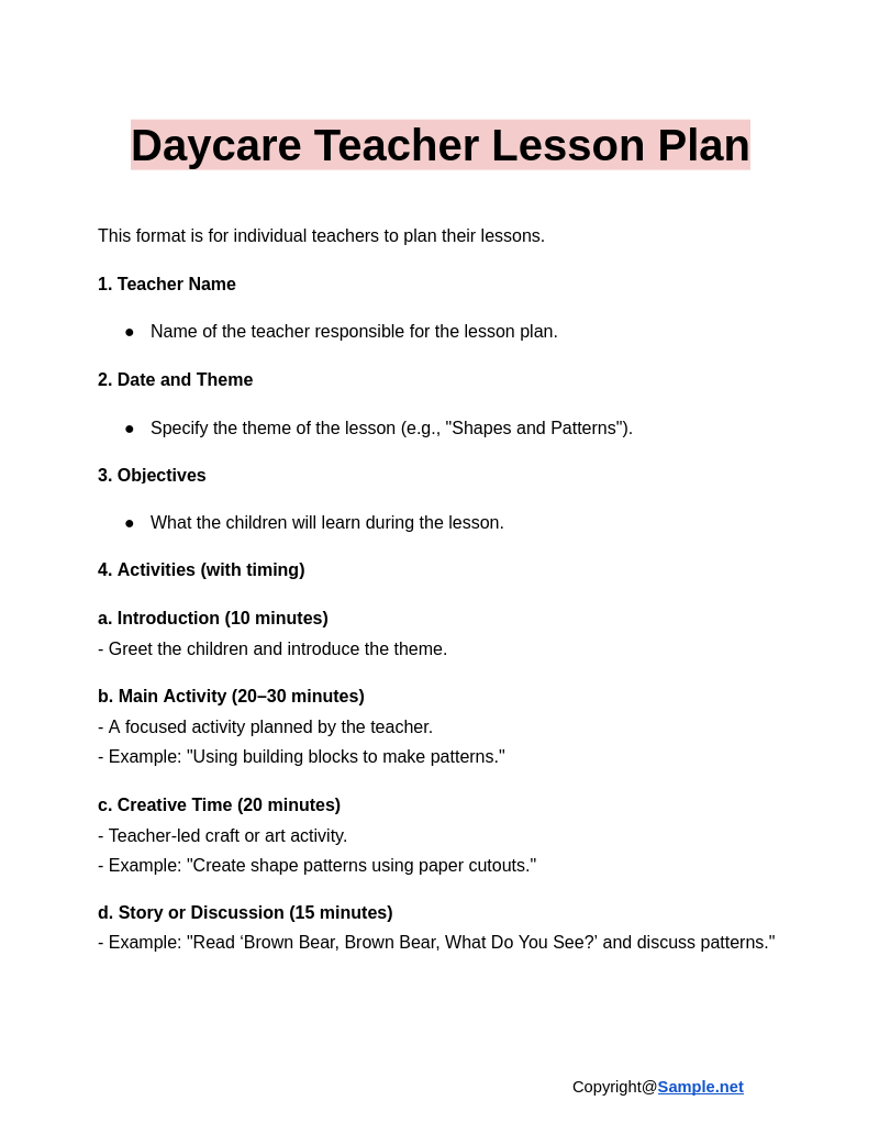 Daycare Teacher Lesson Plan Google Docs 01 09 2025 04 33 PM