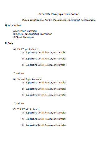 introduction paragraph outline example