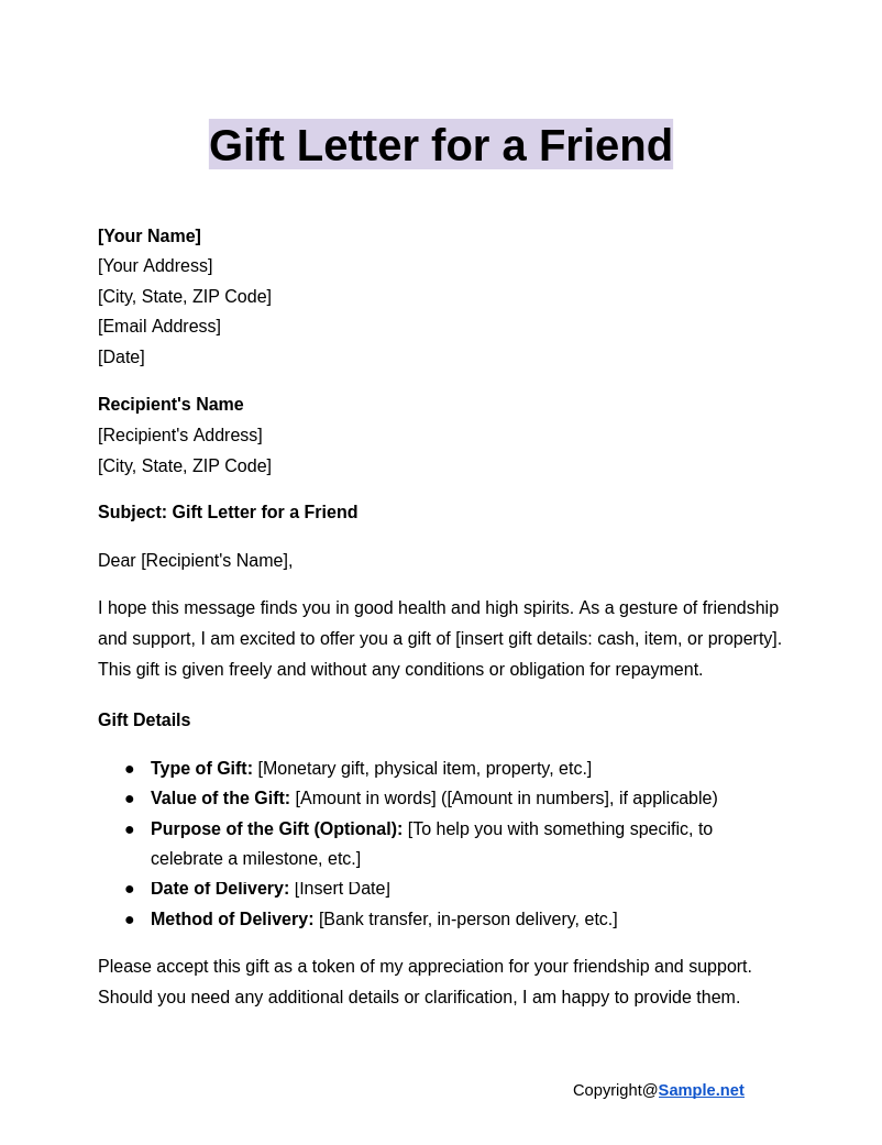 Gift Letter for a Friend Google Docs 12 10 2024 10 38 AM