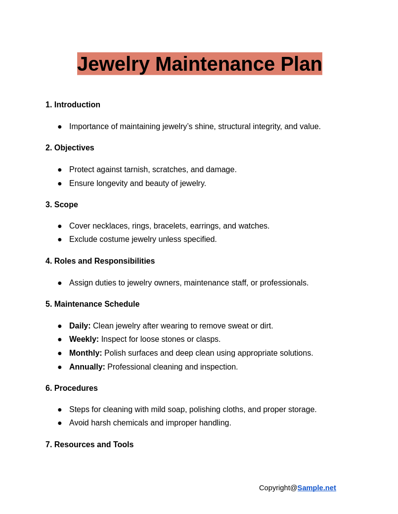 Jewelry Maintenance Plan Google Docs 01 09 2025 04 38 PM