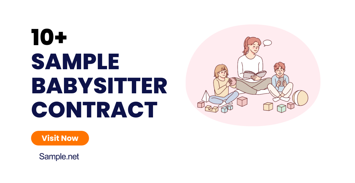sample babysitter contract templates