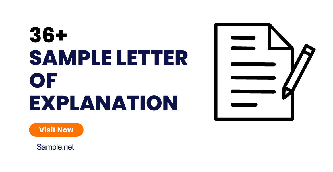 sample letter of explanation templates