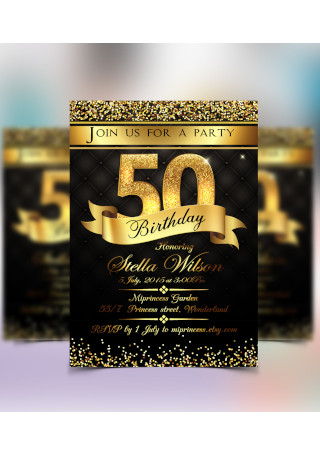 Sample Birthday Party Invitation Flyer