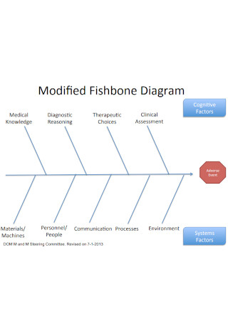 Sample Modified Fishbone Diagram 