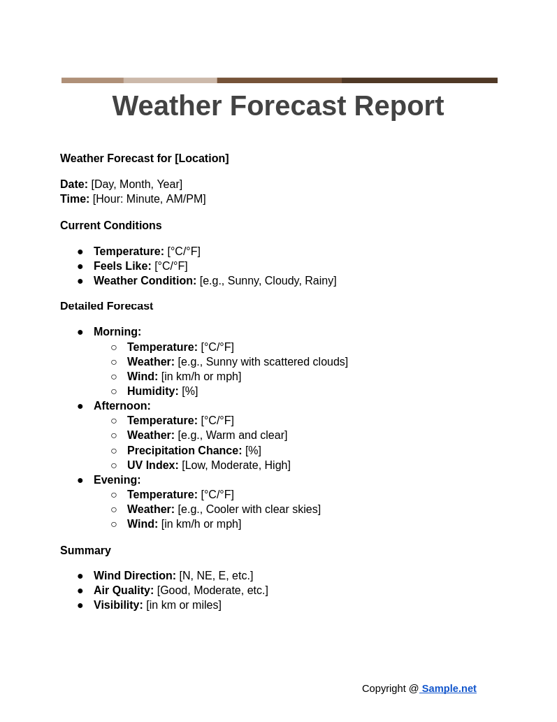 Weather Forecast Report Google Docs 10 25 2024 03 59 PM