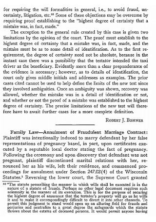 Annulment of Fraudulent Marriage Contract
