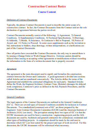 Template written contract Employee Contract
