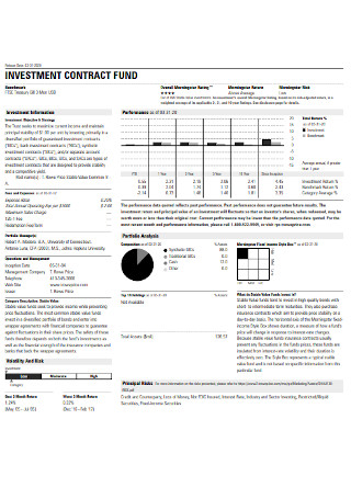 Funds Investment Contract Template