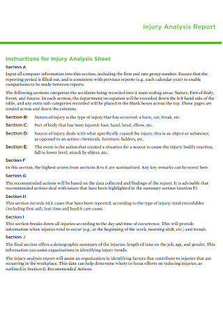 Injury Analysis Report
