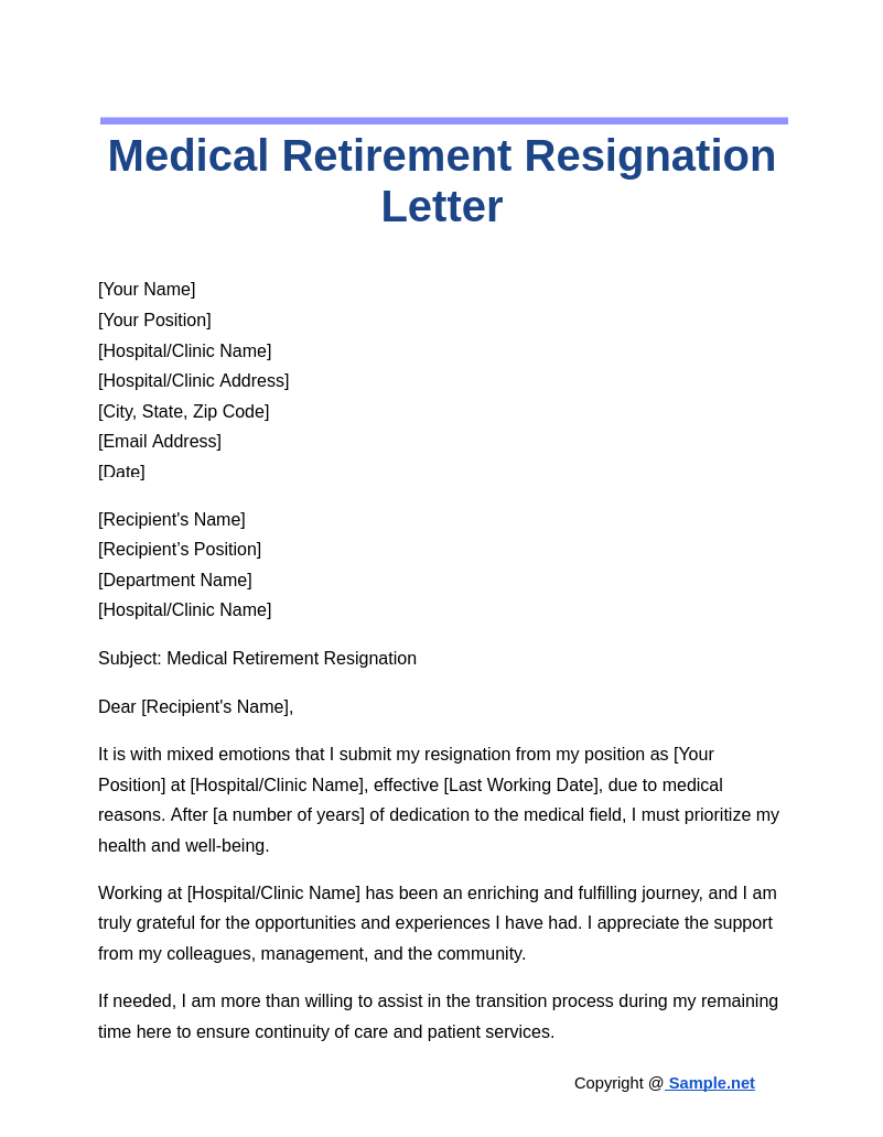 Medical Retirement Resignation Letter Google Docs 10 23 2024 04 09 PM