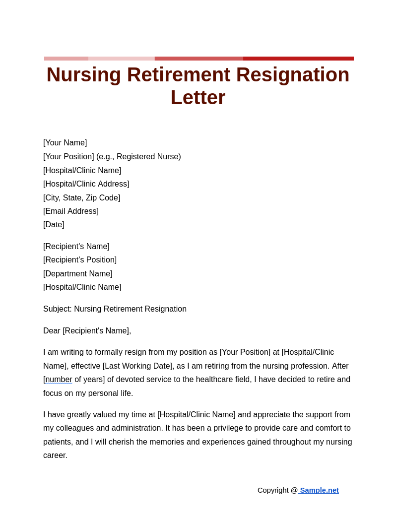 Nursing Retirement Resignation Letter Google Docs 10 23 2024 04 09 PM