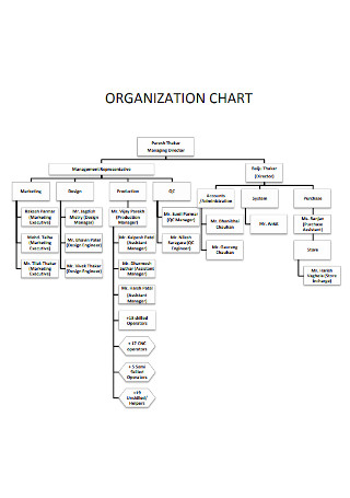 Sample Firm Organizational Chart