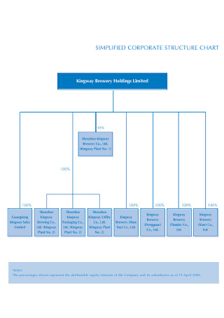 Standard Corporate Structure Chart 