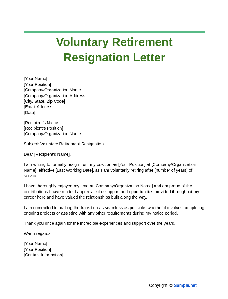 Voluntary Retirement Resignation Letter Google Docs 10 23 2024 04 10 PM