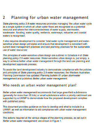 water business plan