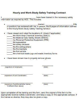 training agreement between employer and employee template