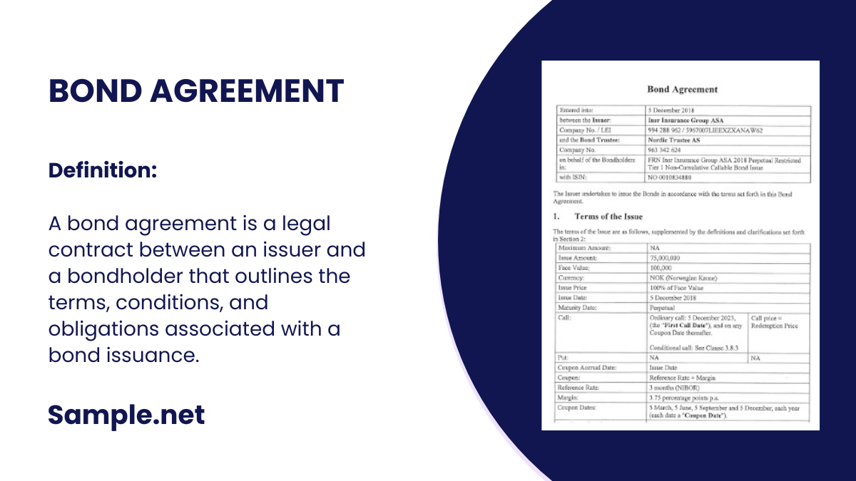 Bond Agreement