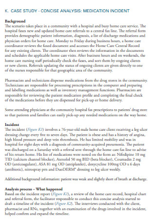 Case Study Medication Analysis