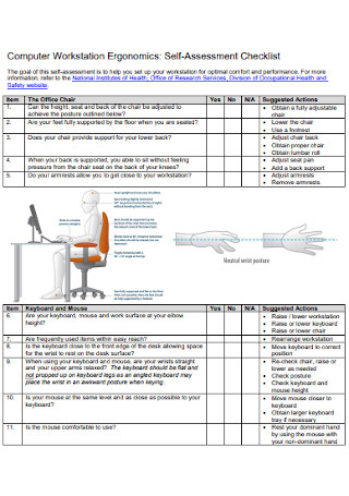 Computer Assessment Checklist