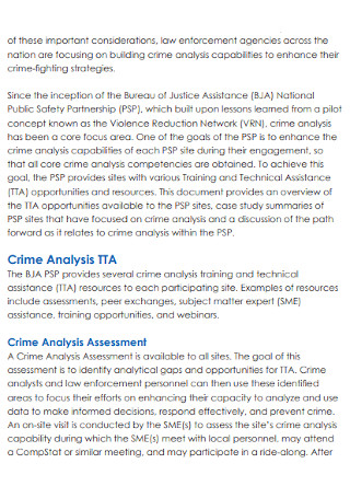 Crime Analysis Case Study