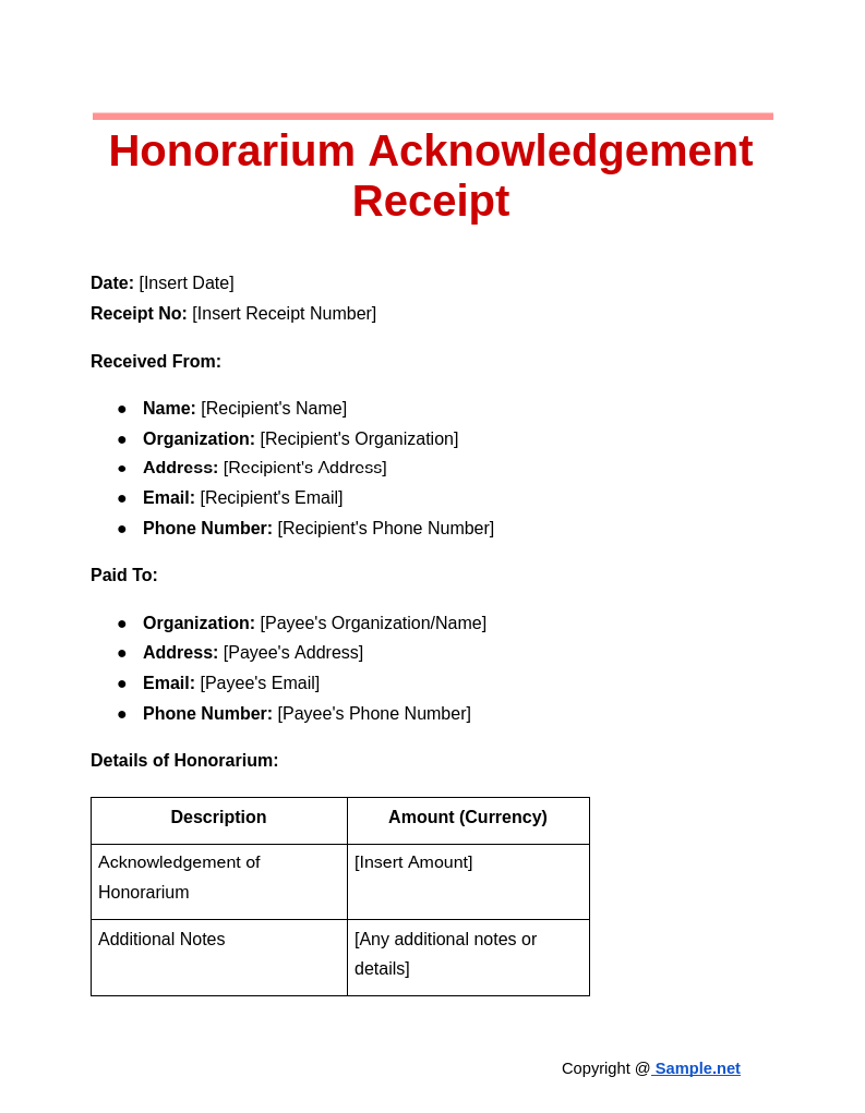 Honorarium Acknowledgement Receipt Google Docs 10 22 2024 03 44 PM