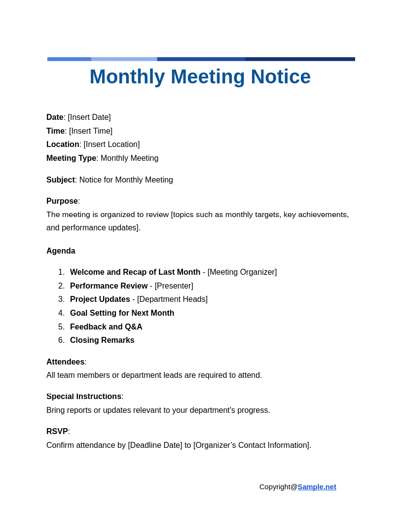 Monthly Meeting Notice Google Docs 11 07 2024 11 17 AM