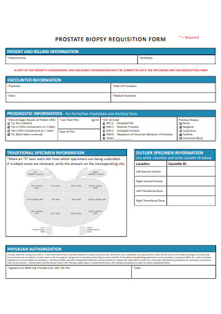 Biopsy Requisition Form