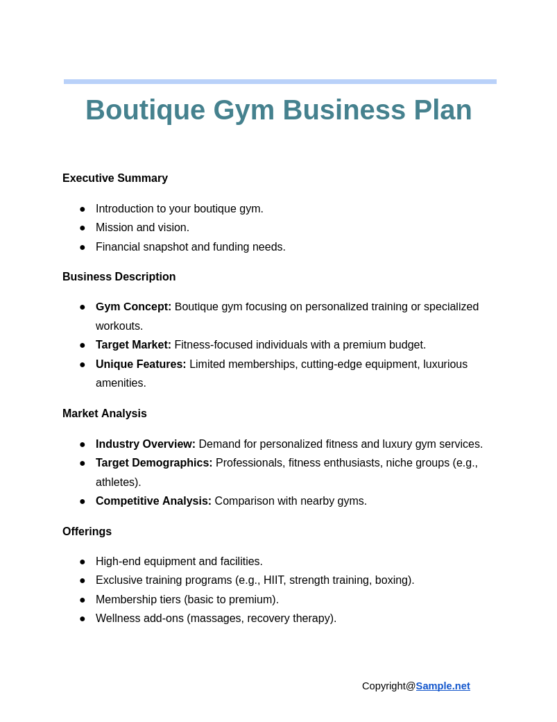 Boutique Gym Business Plan Google Docs 11 12 2024 10 45 AM