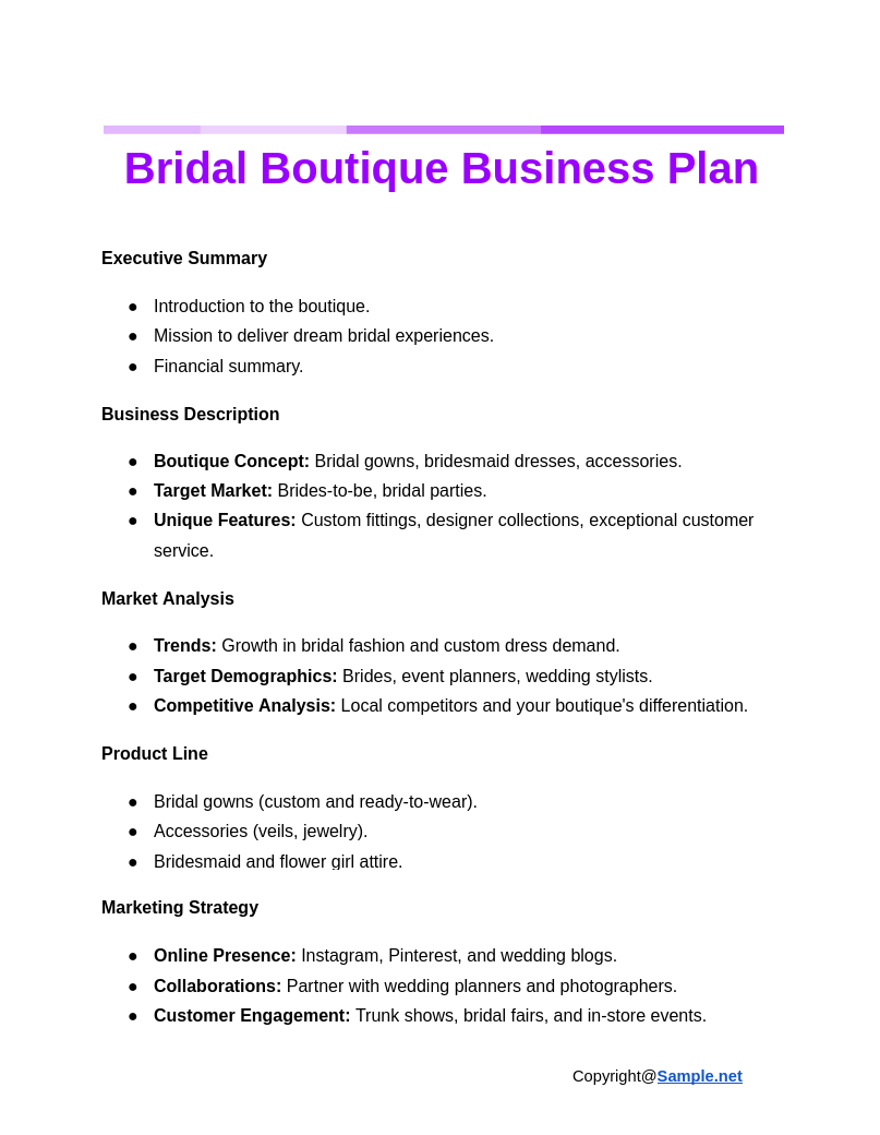 Bridal Boutique Business Plan Google Docs 11 12 2024 10 46 AM