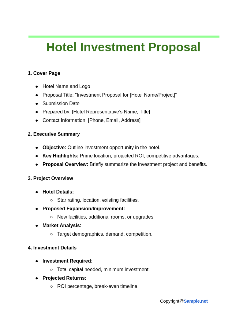 Hotel Investment Proposal Google Docs 11 13 2024 10 59 AM