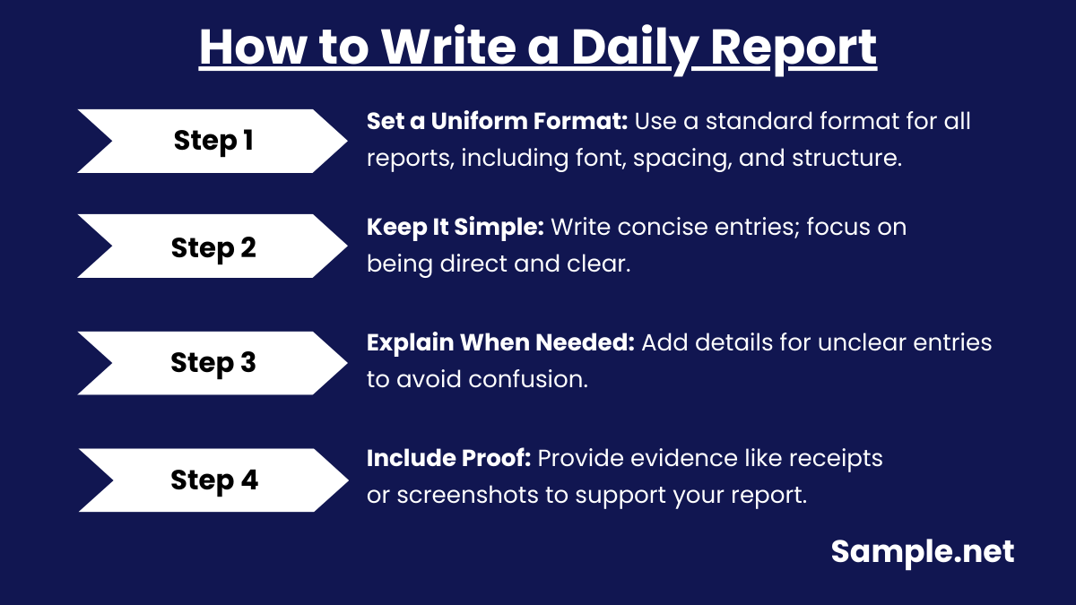 How to Write a Daily Report