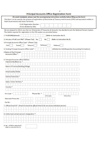 Office Registraon Form