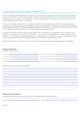 Submission Form Example