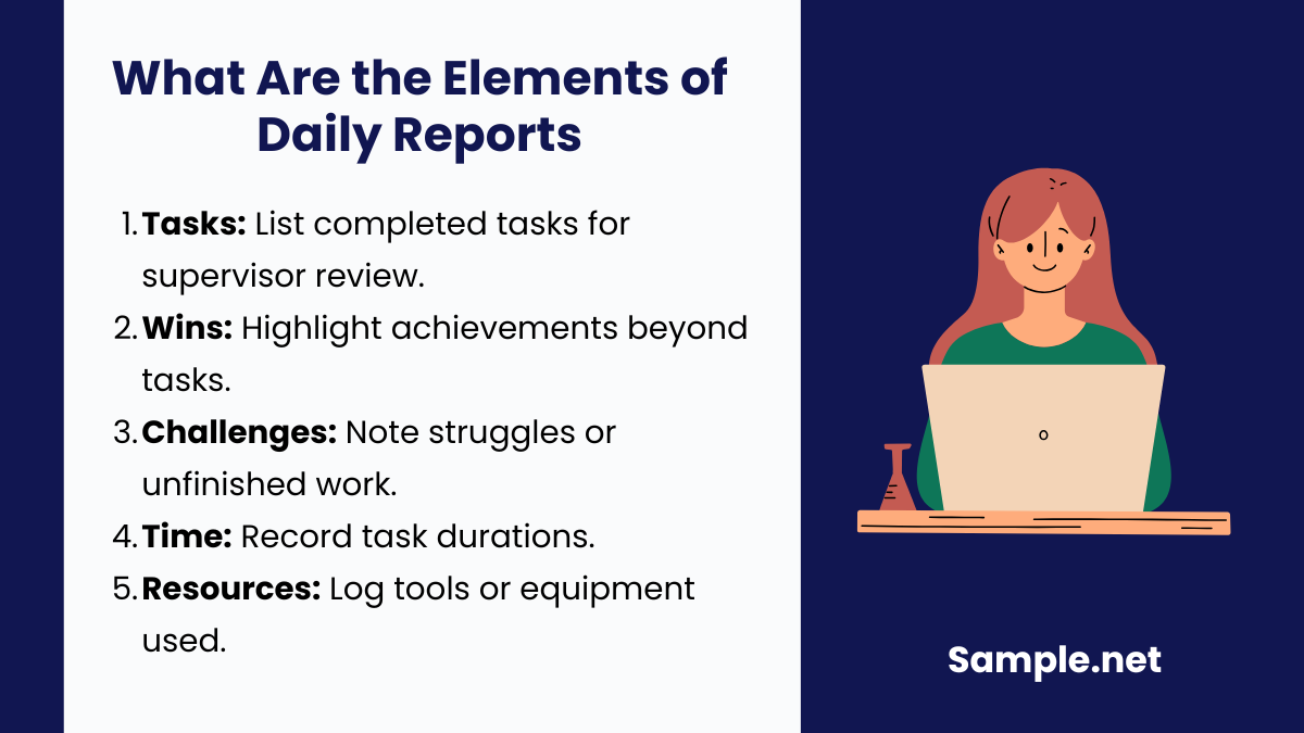 What Are the Elements of Daily Reports